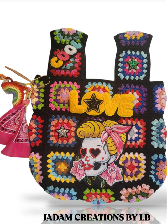 Sac HIPPIE love pin up