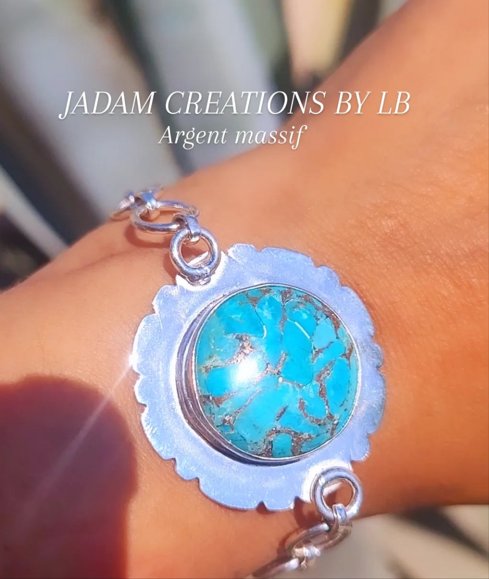 Bracelet argent massif KELIA