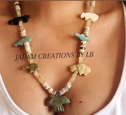 Collier totems Amerindiens IZAÏA