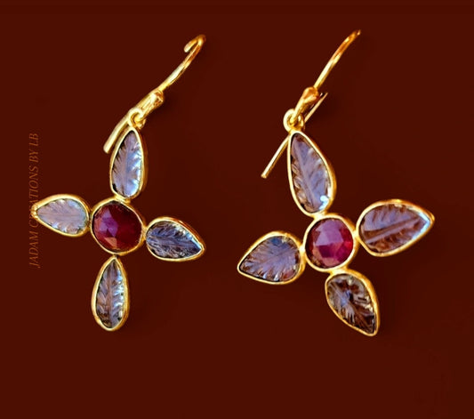 Boucles d'oreilles trèfles