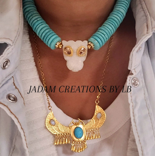 Collier SABAH lionne de l'Atlas