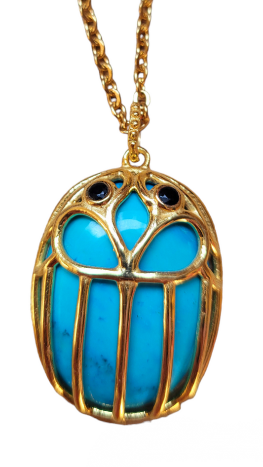 BOCAGE collier scarabée