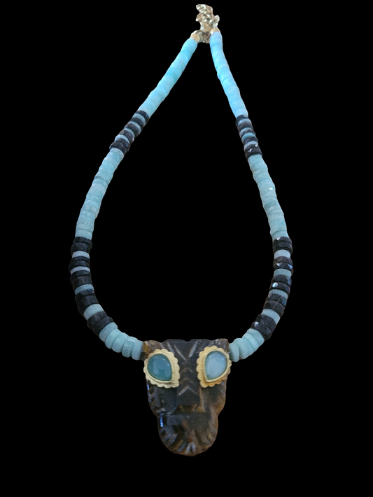 Collier LIONNE œil de tigre