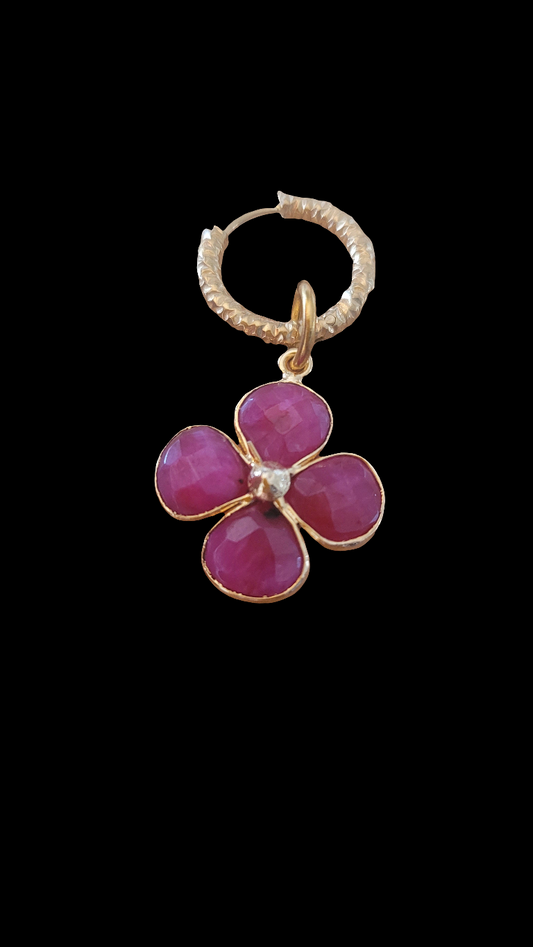 Boucles d'oreilles TREFLE