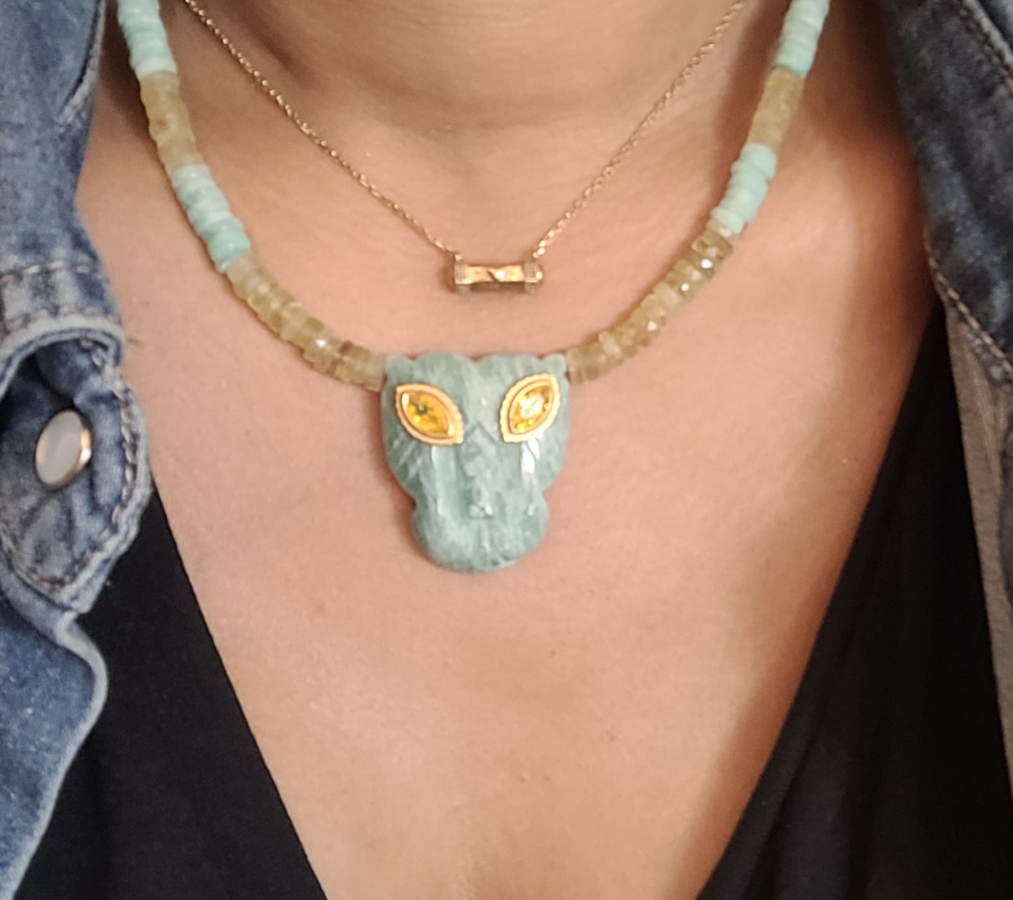 Collier LIONNE amazonite
