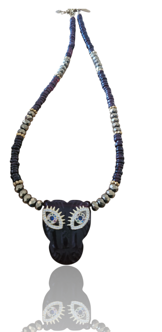 LIONNE grenat et pyrite