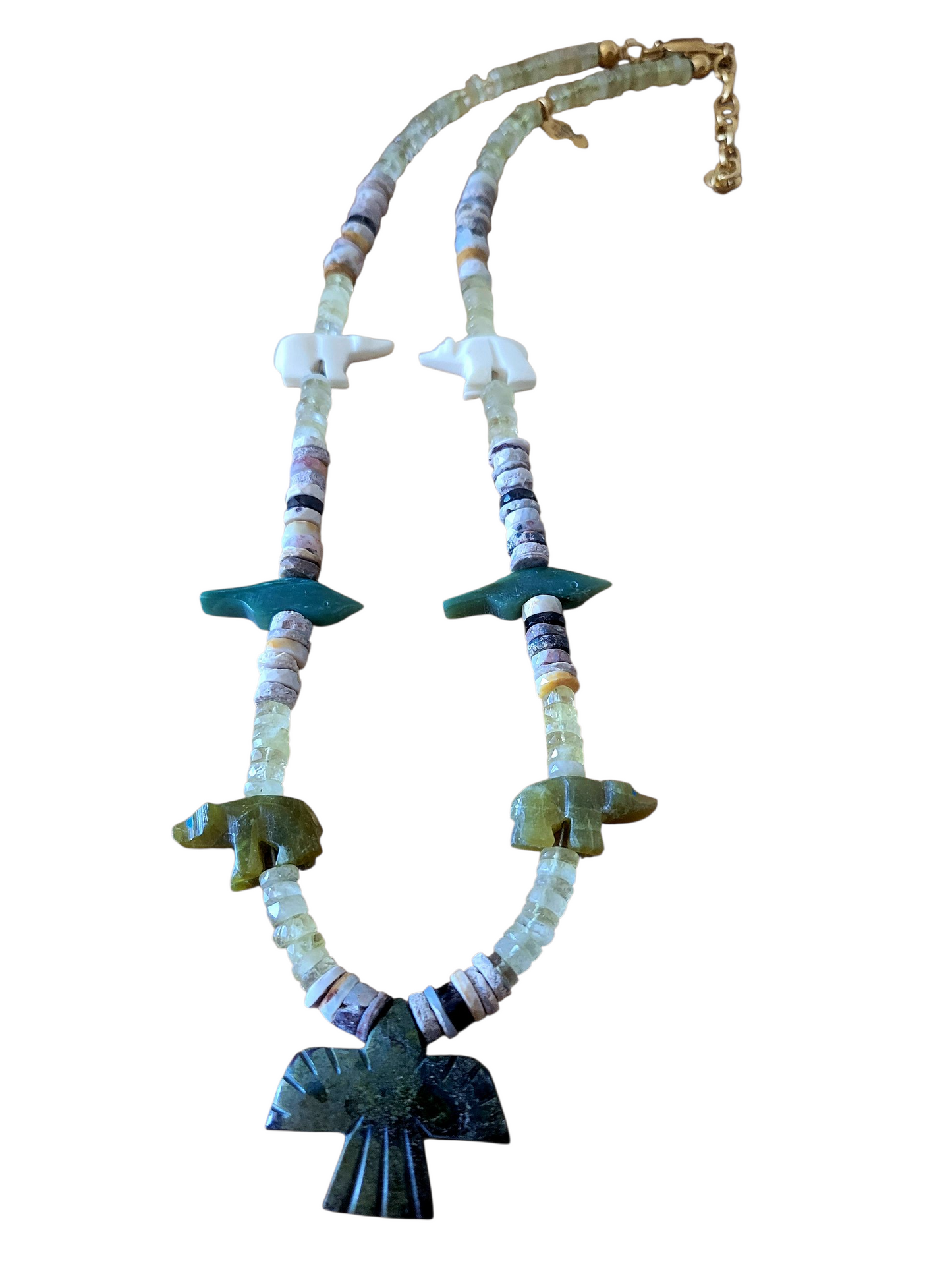 Collier totems Amerindiens IZAÏA