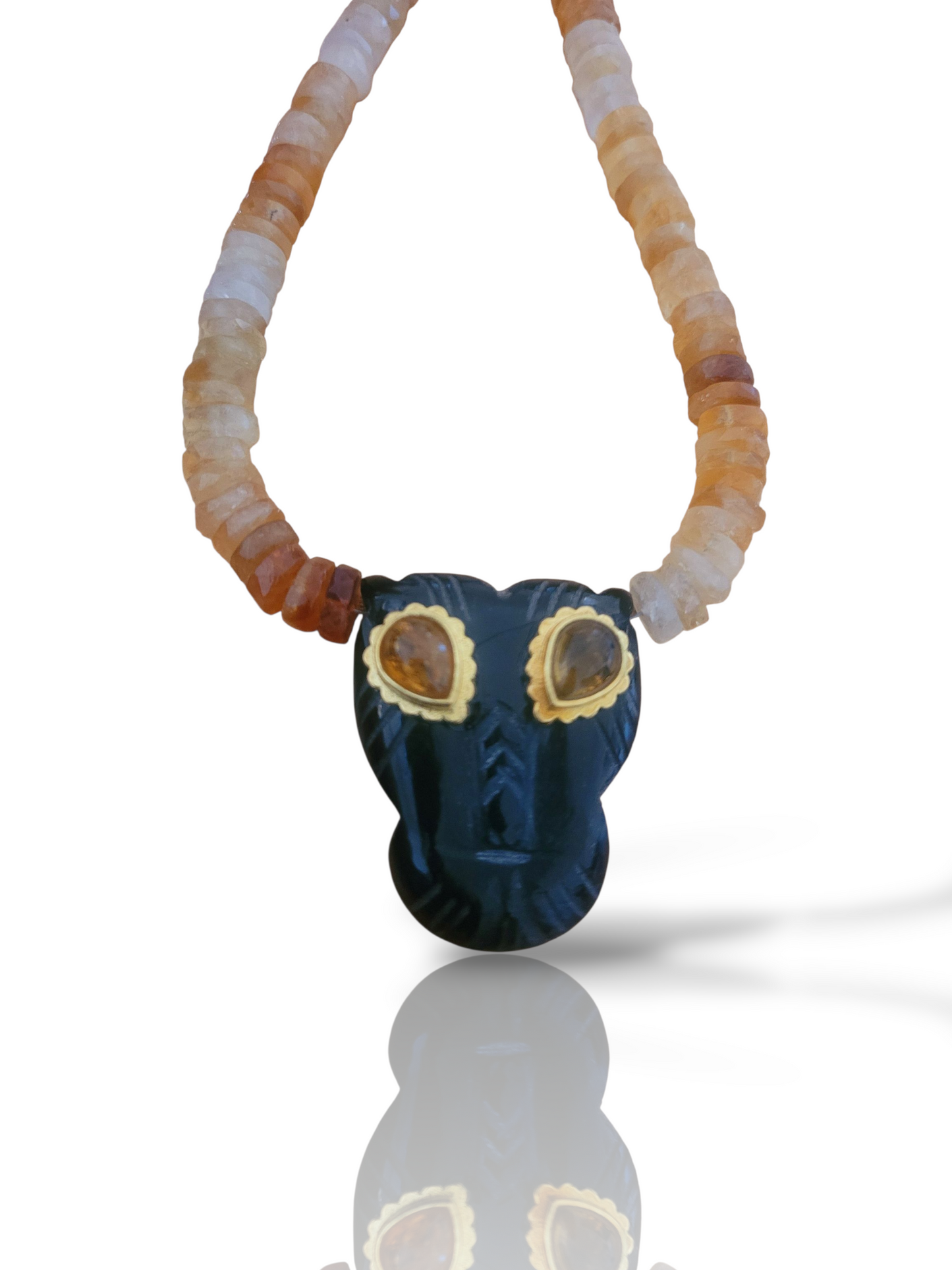 Collier LIONNE onyx noir