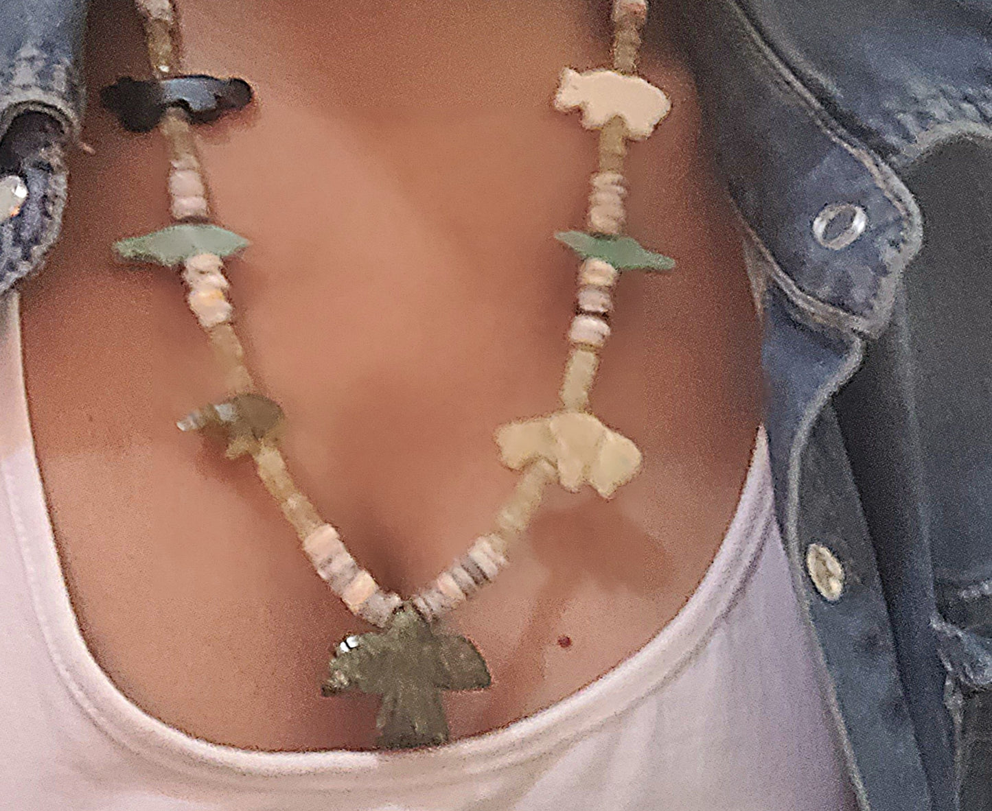 Collier totems Amerindiens IZAÏA