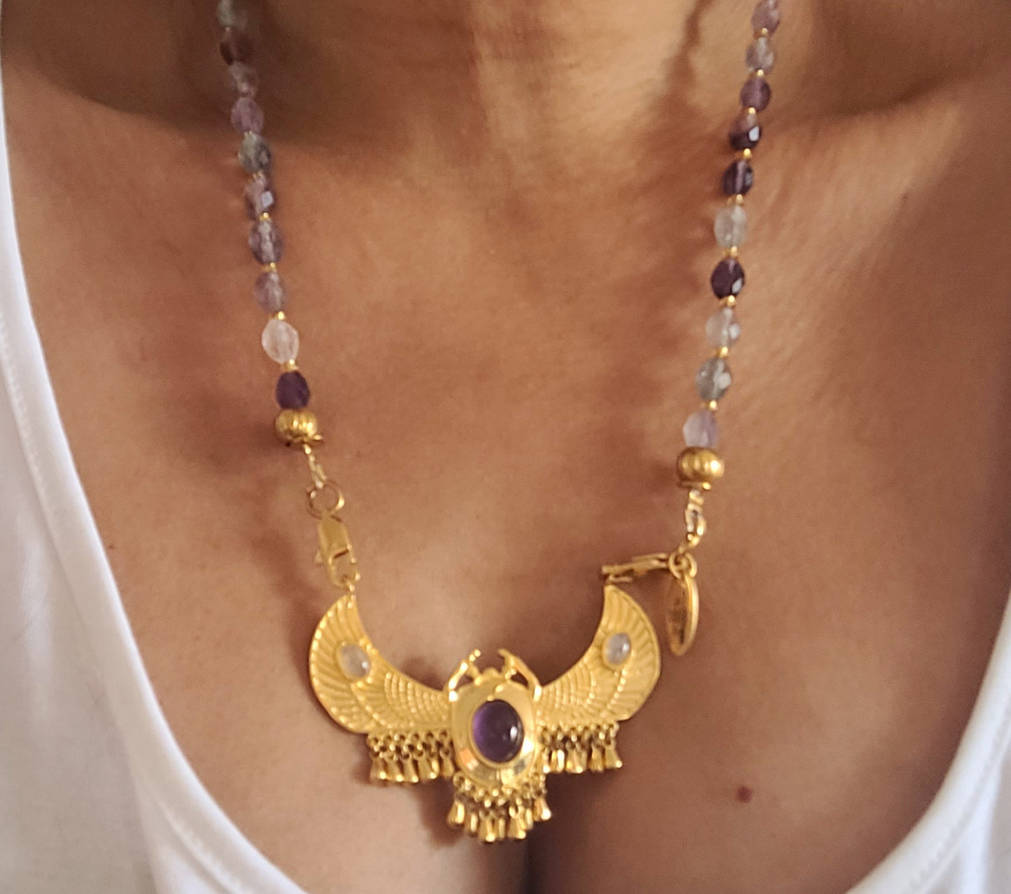 Collier scarabée KOLEOS