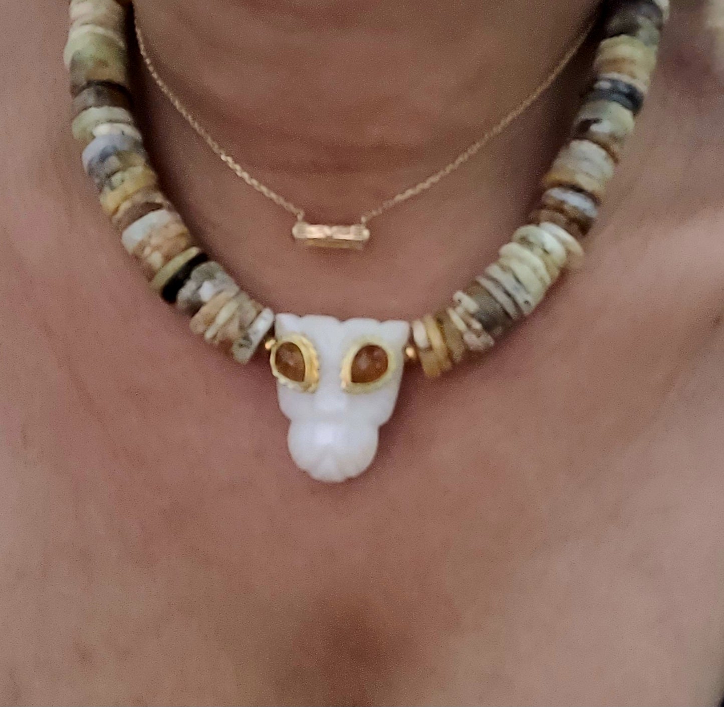 Collier LIONNE opal mexicaine