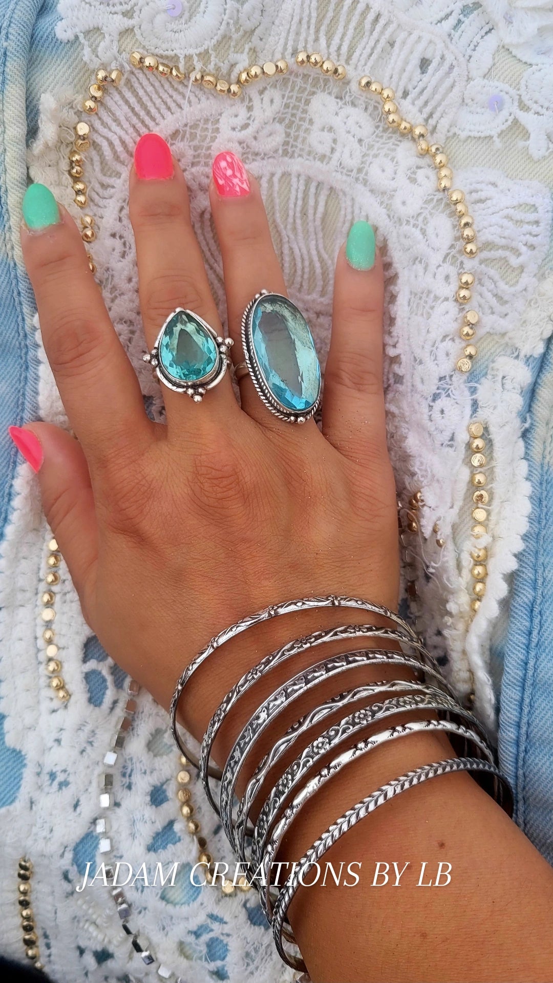 Bague argent massif MARINA