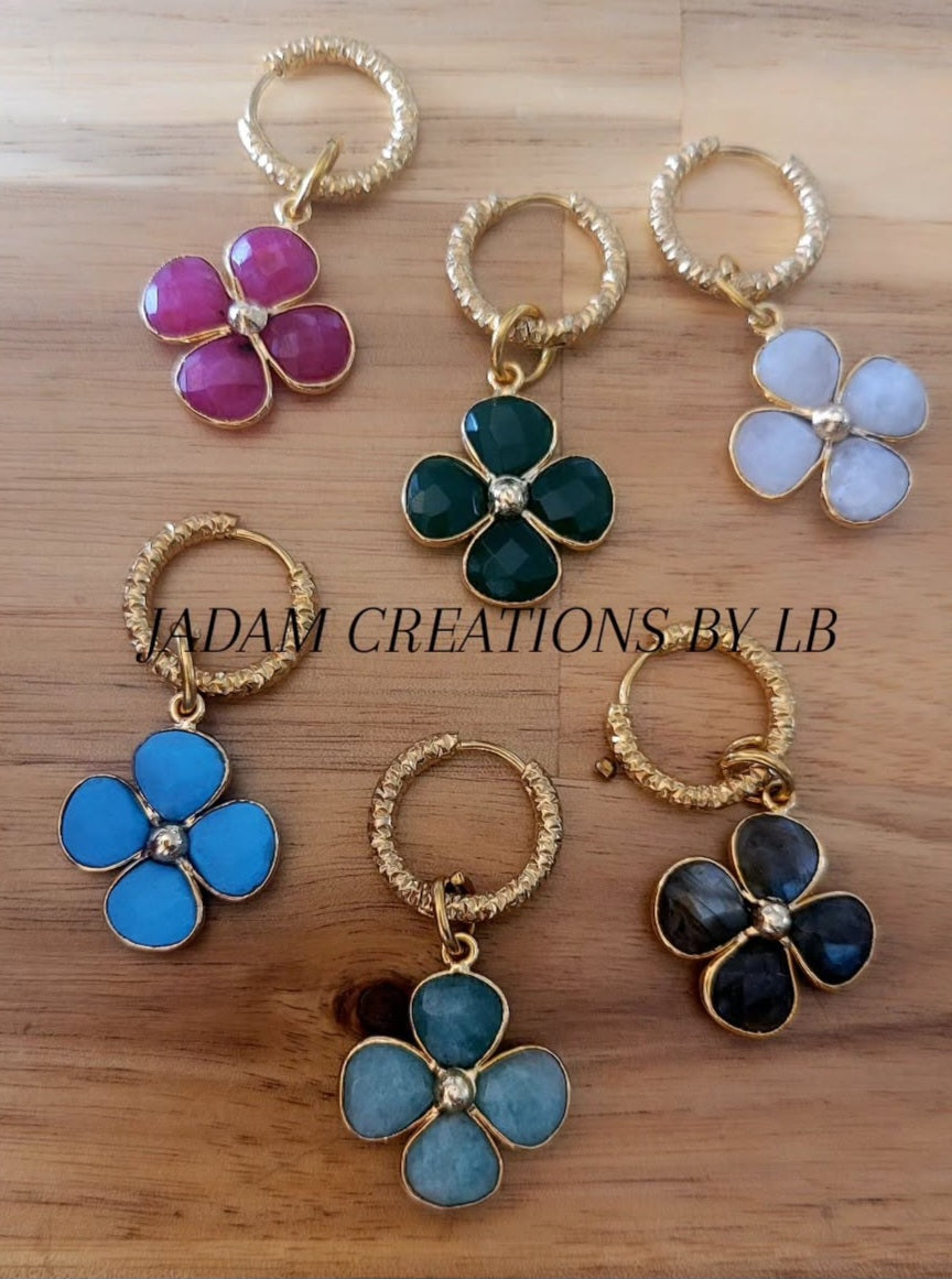 Boucles d'oreilles TREFLE