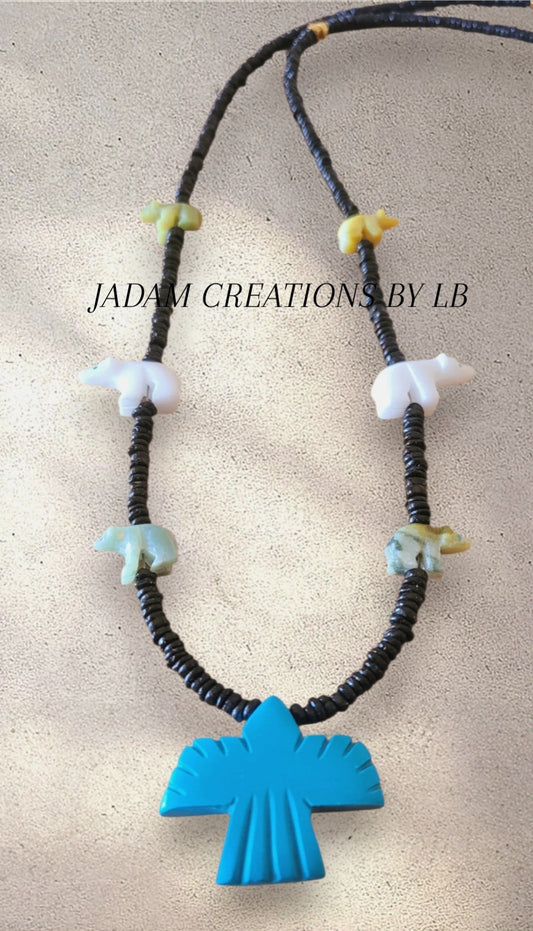 Collier totem amerindiens SIOUX