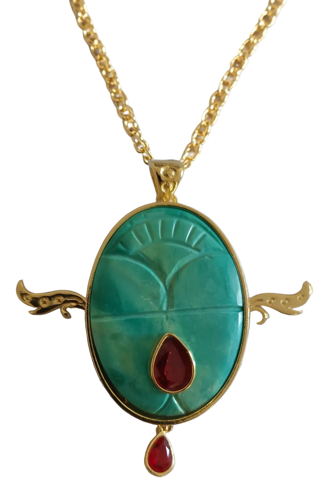 STAVROS collier scarabée