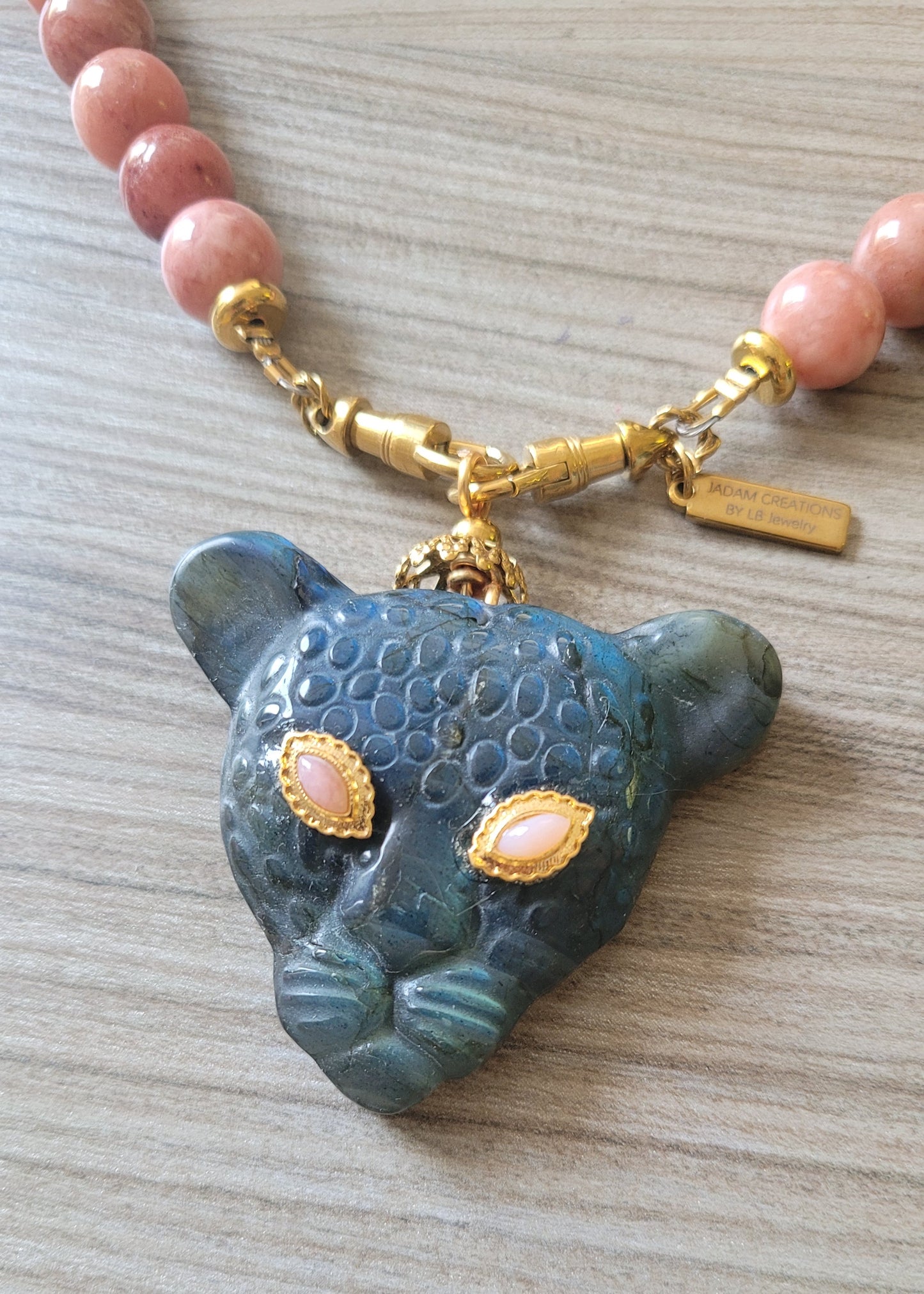 Collier PANTHERE PREMIERE opal rose