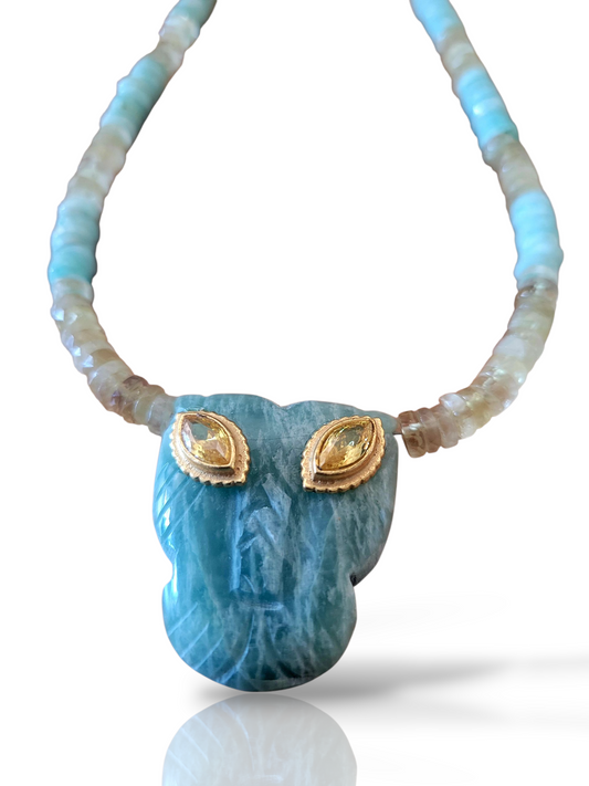 Collier LIONNE amazonite