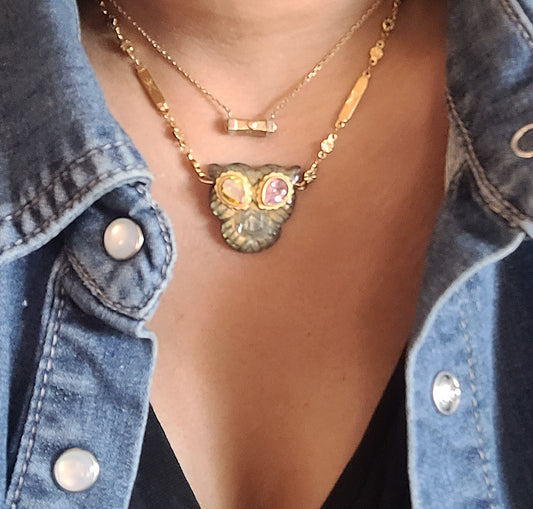 Collier LIONNE mailles V