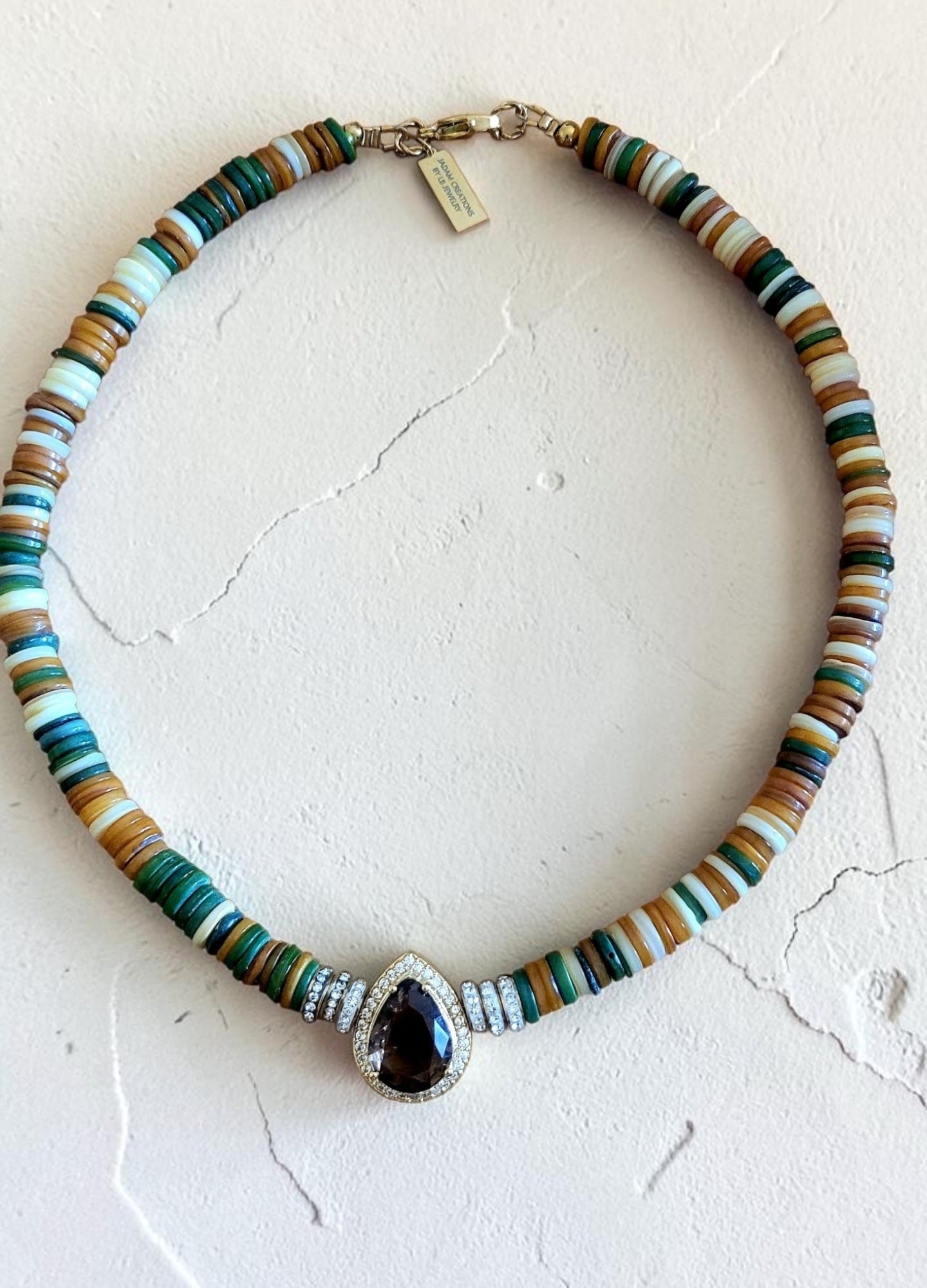 Collier LELLA  quartz fumé