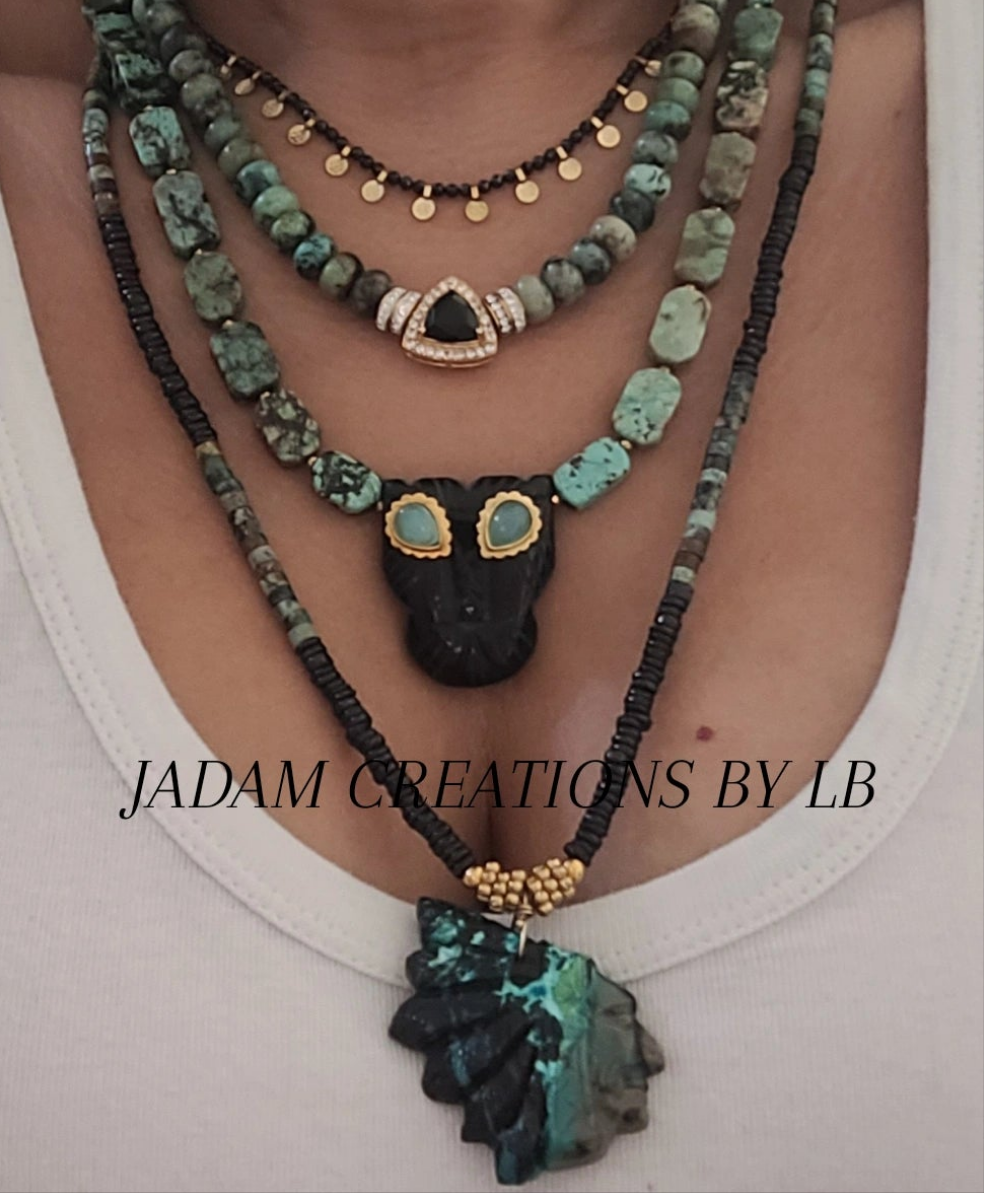 Collier sautoir SIOUX AMERINDIENS