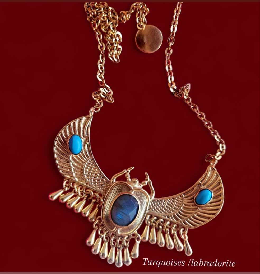 Collier scarabée KOLEOS