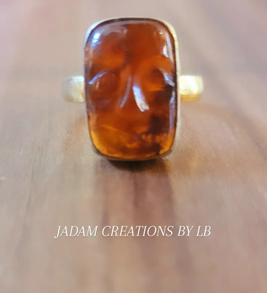 Bague LEUNA cornaline