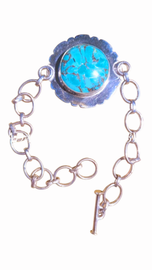 Bracelet argent massif KELIA