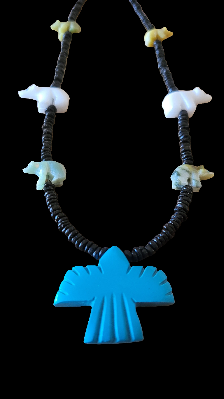 Collier totem amerindiens SIOUX