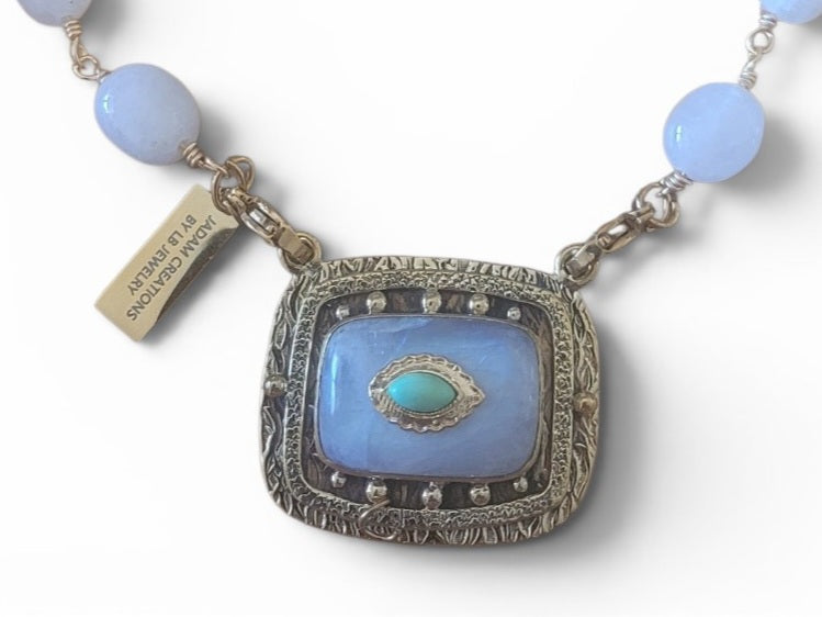 Collier SHERODA pierre de lune