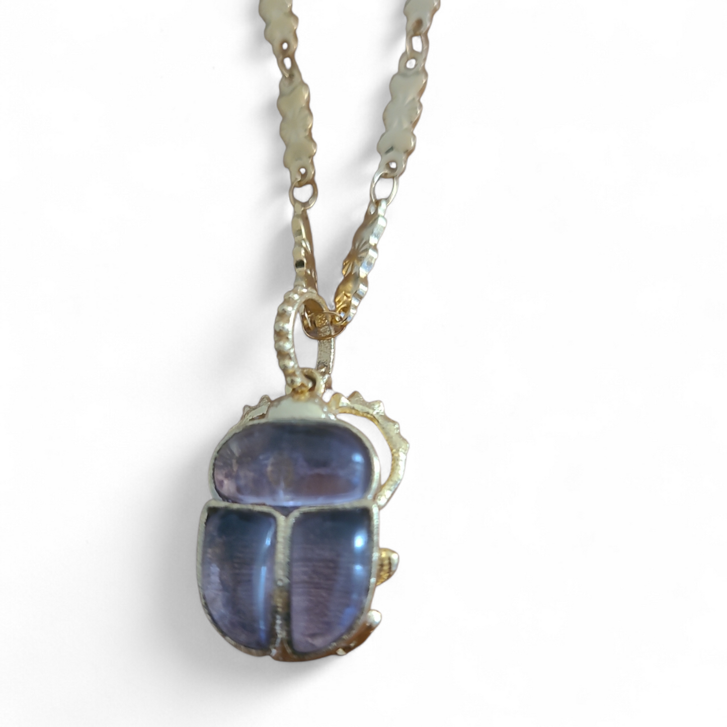 KHEPRI collier scarabée