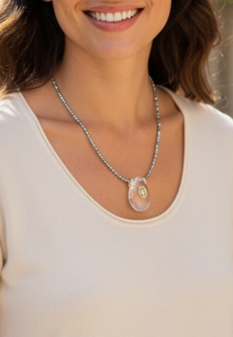 Collier BOULE DE CRYSTAL