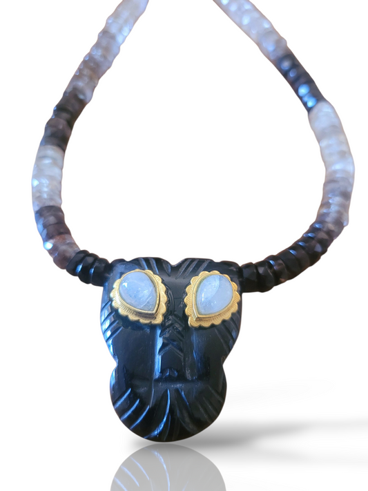 Collier LIONNE quartz fumé