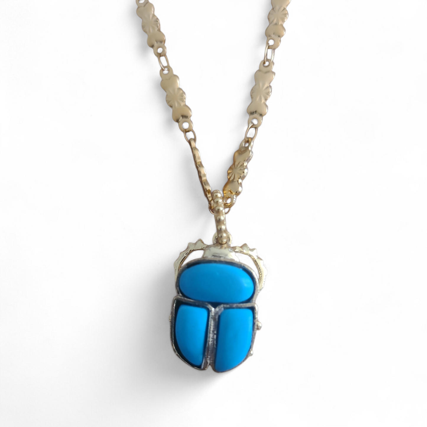 KHEPRI collier scarabée