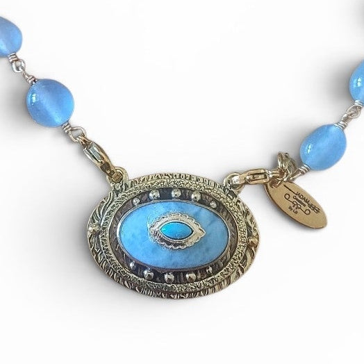 Collier SHERODA larimar
