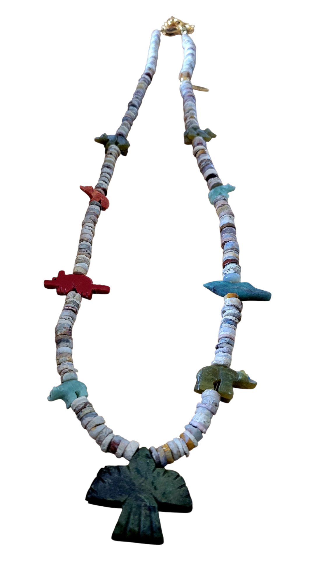 Collier totem Amérindiens DARWIN