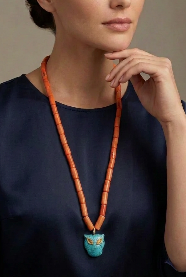 Collier sautoir LIONNE DE LATLAS