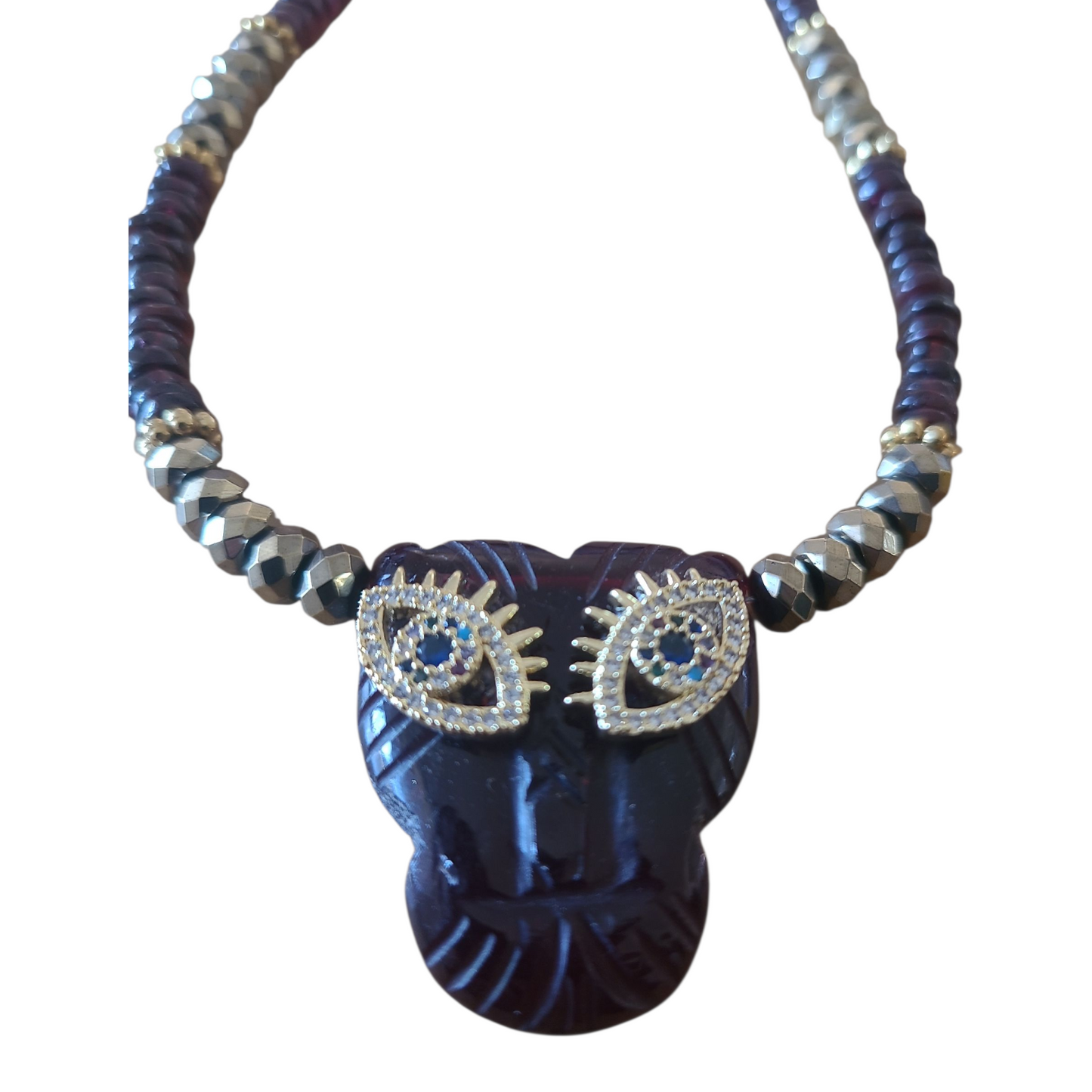 LIONNE grenat et pyrite