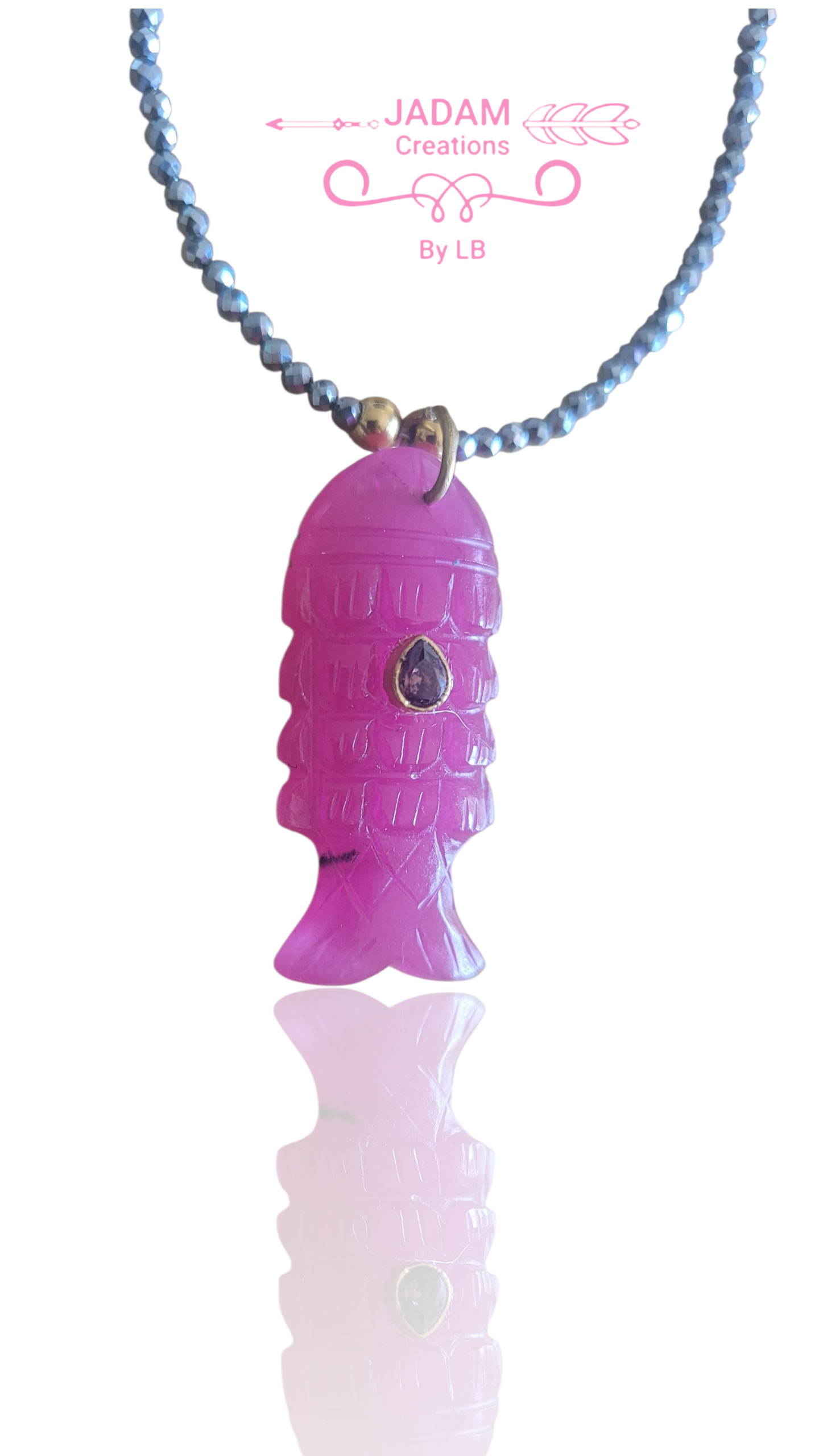 Collier POISSON LILA