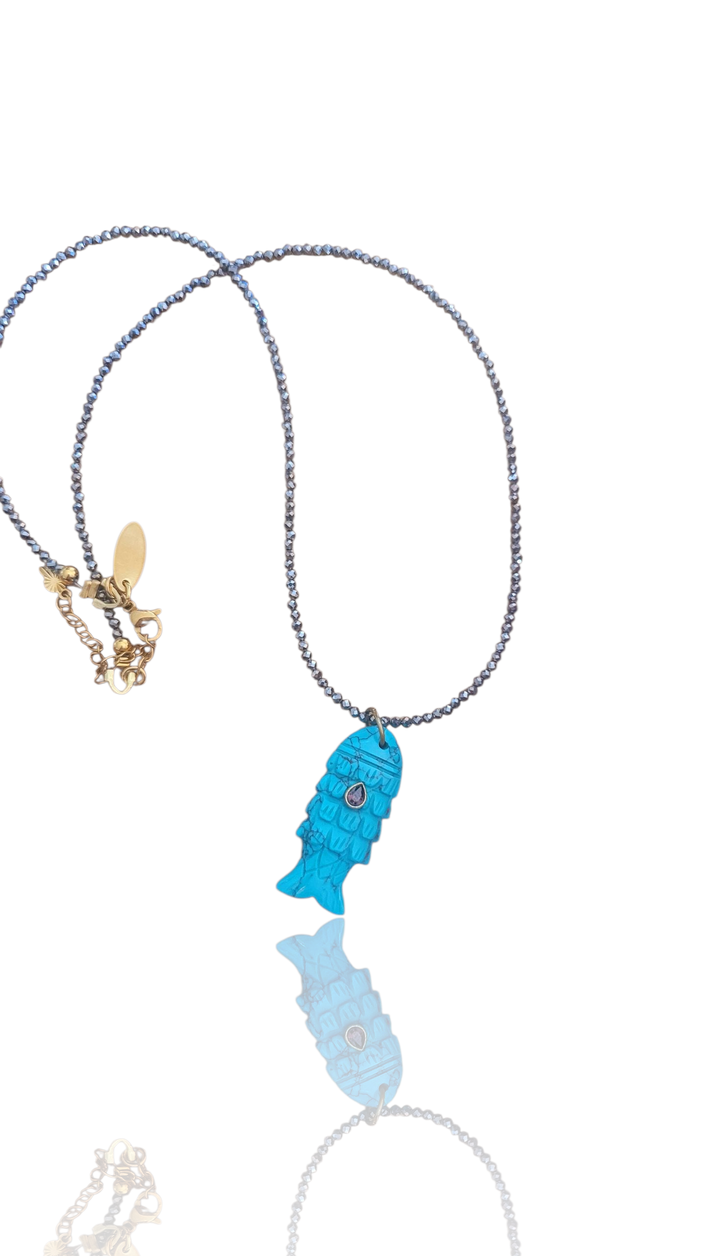 Collier POISSON LILA