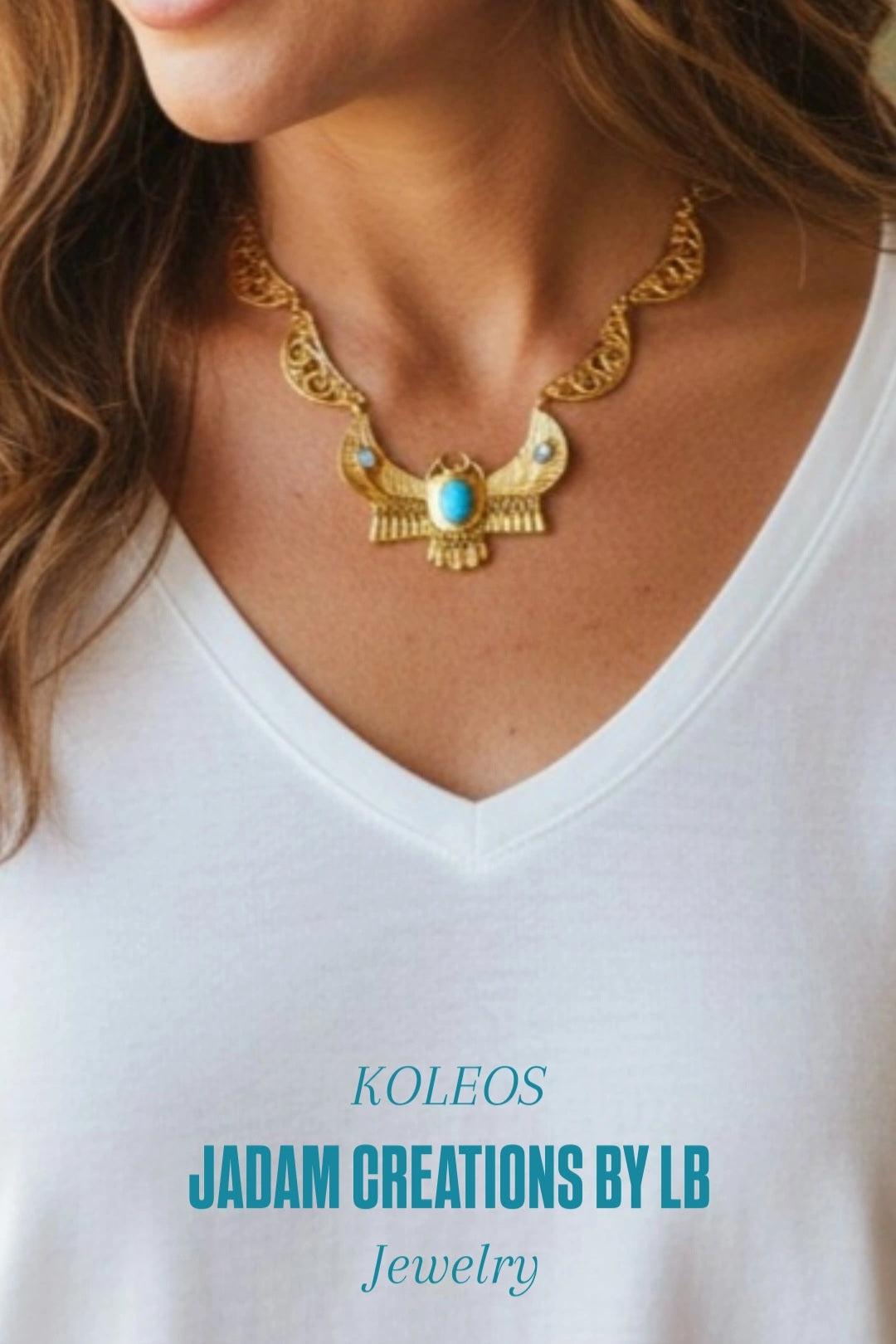 KOLEOS collier maille vintage Claudine