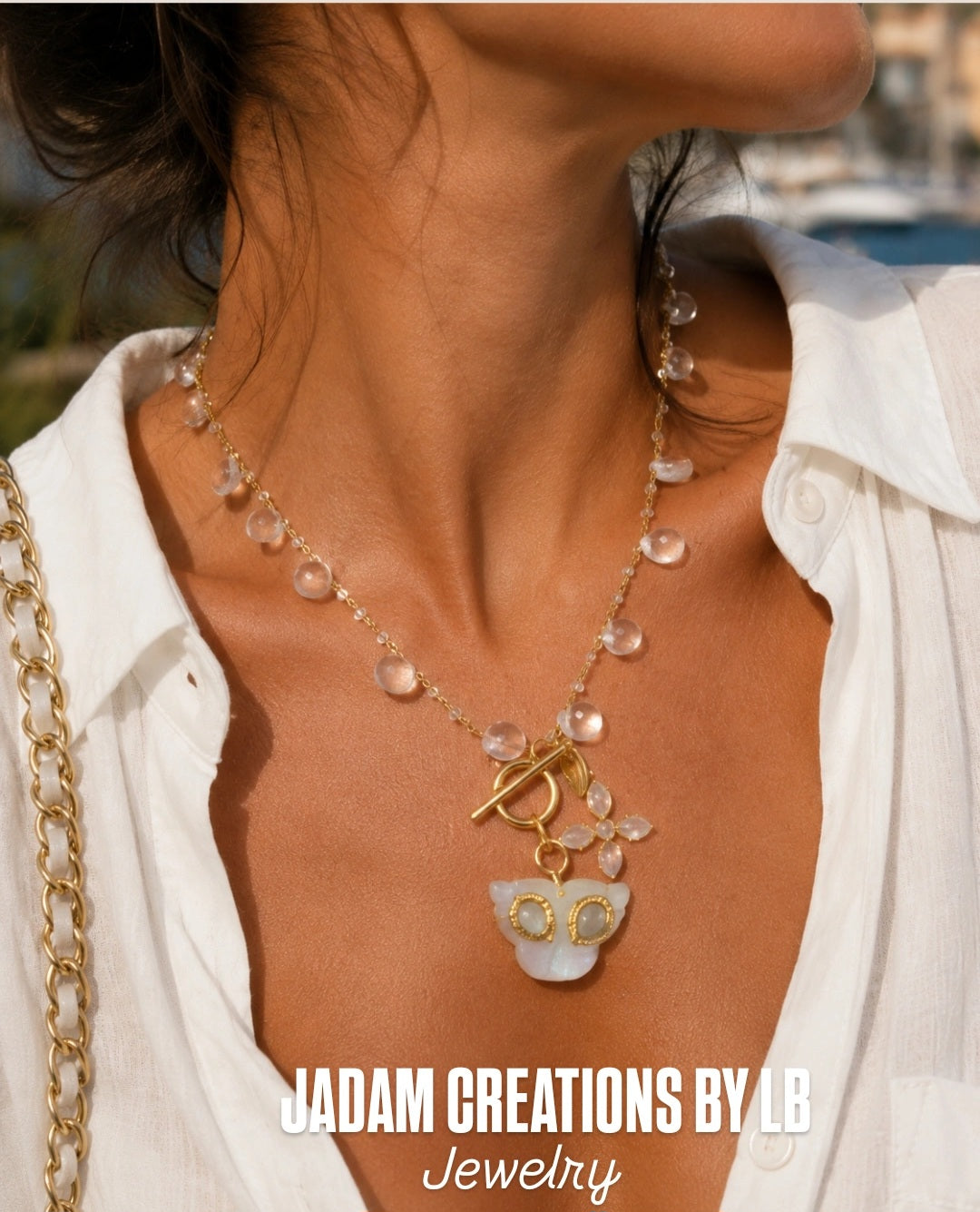 Collier mini LIONNE de l'Atlas  crystal mystic