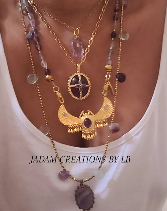 Collier scarabée KOLEOS