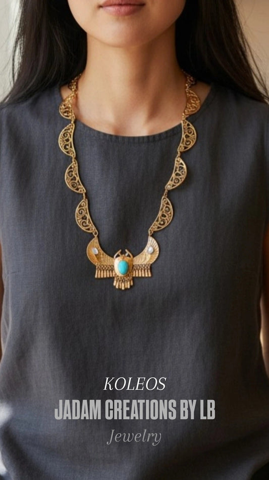KOLEOS collier maille vintage Claudine